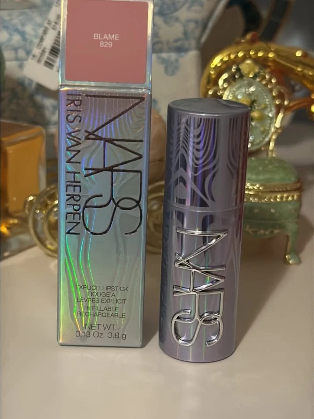 NARS Blame 829 Refillable Lipstick - Mauve Pink